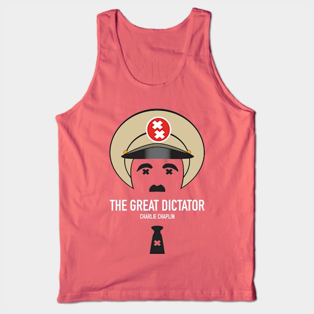 The Great Dictator - Alternative Movie Poster Tank Top by MoviePosterBoy